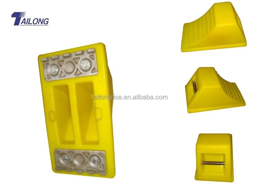 Stop Blocks Traffic Safety Assurance Truck Trailer Safety Parking Polyurethane ...