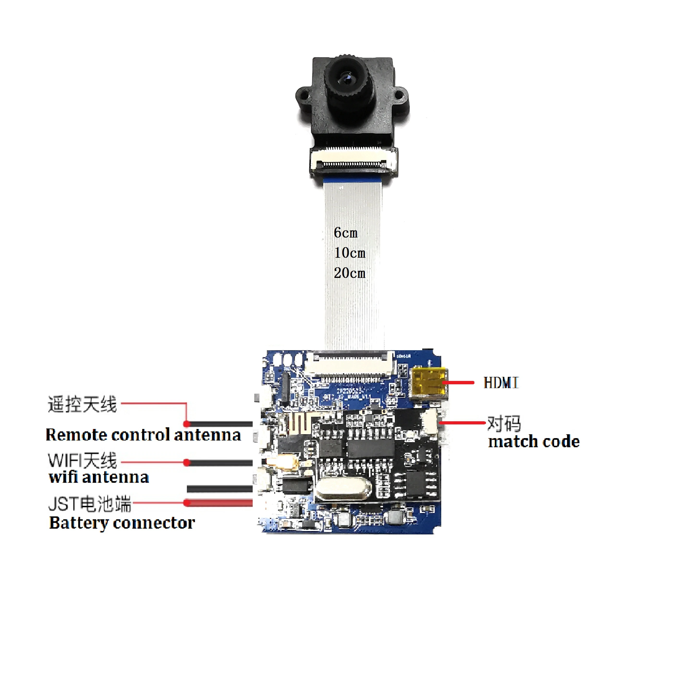 Matecam X9 14MPモーション検出4K60FPS WIFI P2Pミニカメラ