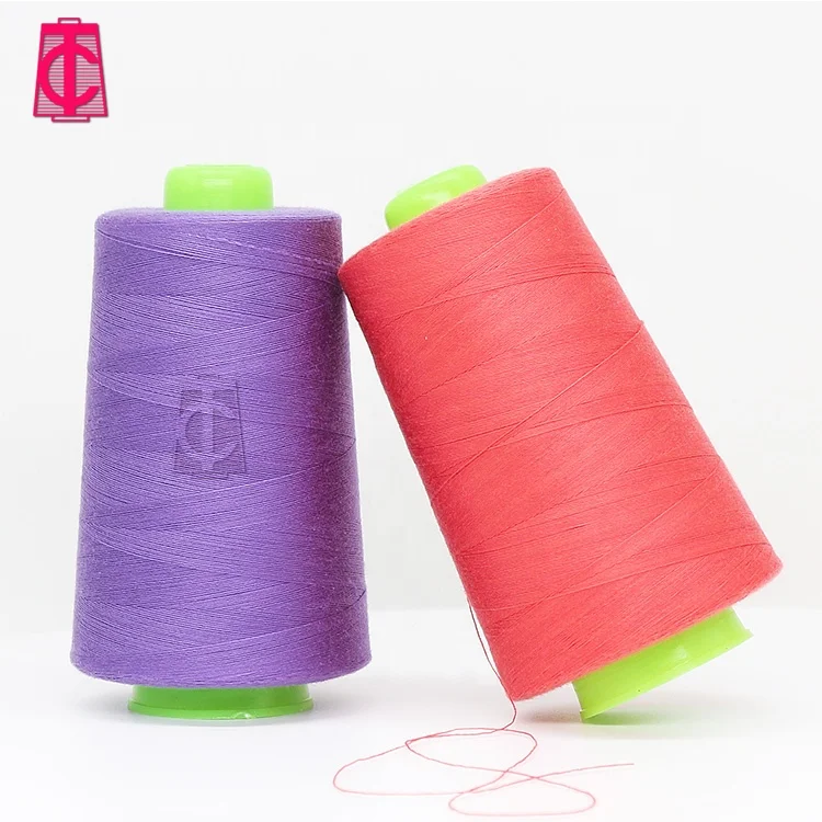 wholesale sewing thread poly poly core sewing thread 15s/3 thread for sewing machine