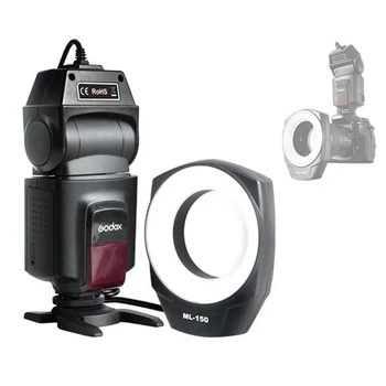 Godox ML-150 ML150 Camera Light Ring Macro Ring Speedlite Flash Light for DSLR Camera detail image