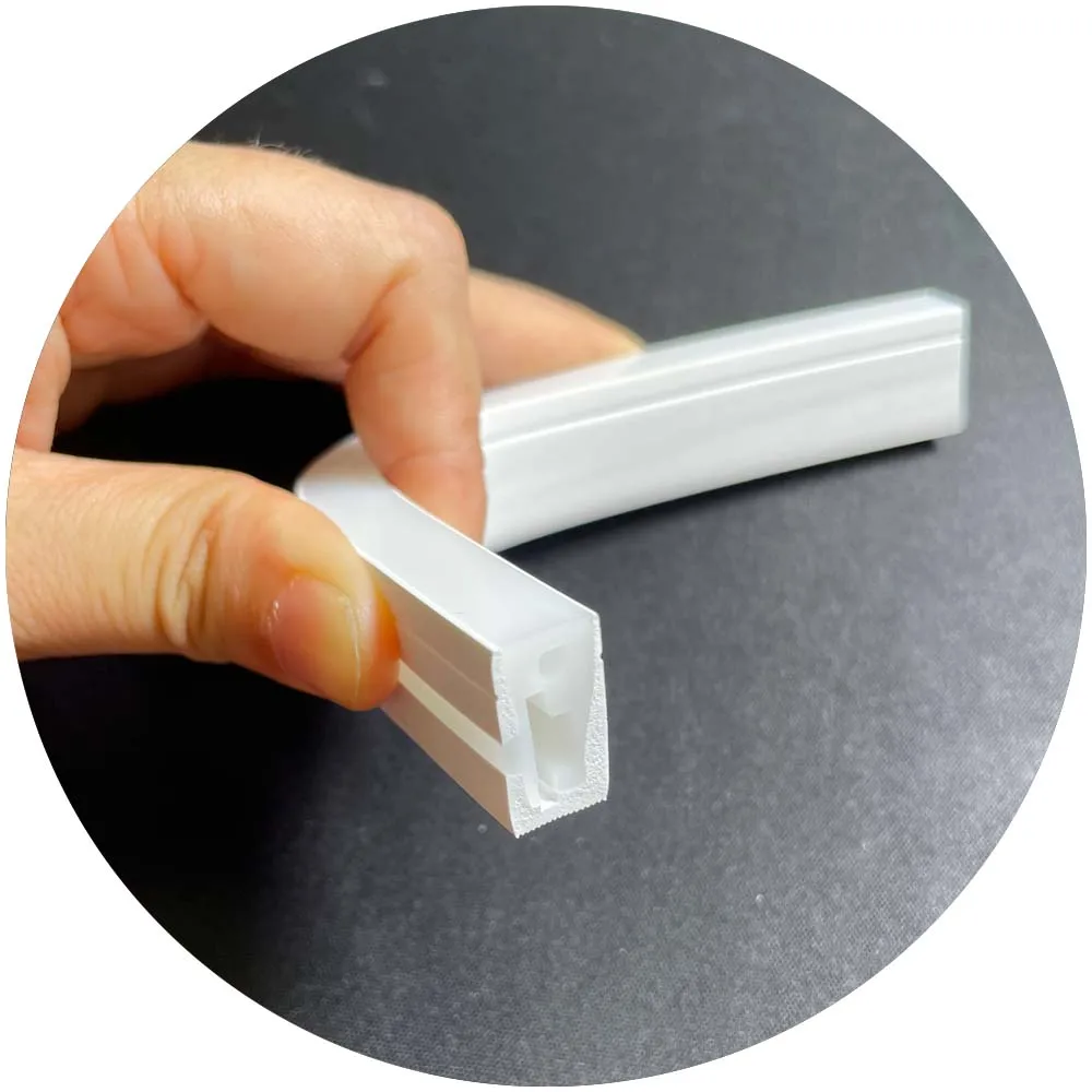 10x20 Bendable Replace Aluminum Profile Soft Rope Linear Neon Tube Silicone Profile for Led Strip Light Cover Diffuser