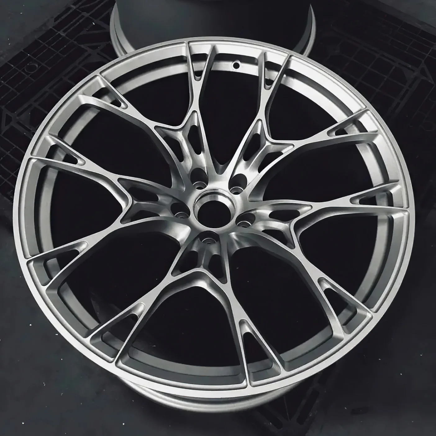 XINLAI Matte Black Monoblock Forged Wheel Custom Deep Concave Car Aluminum Alloy Wheels for Amg Nismo bmw Deep Dish Wheels - Image 4