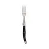 Single black handle fork