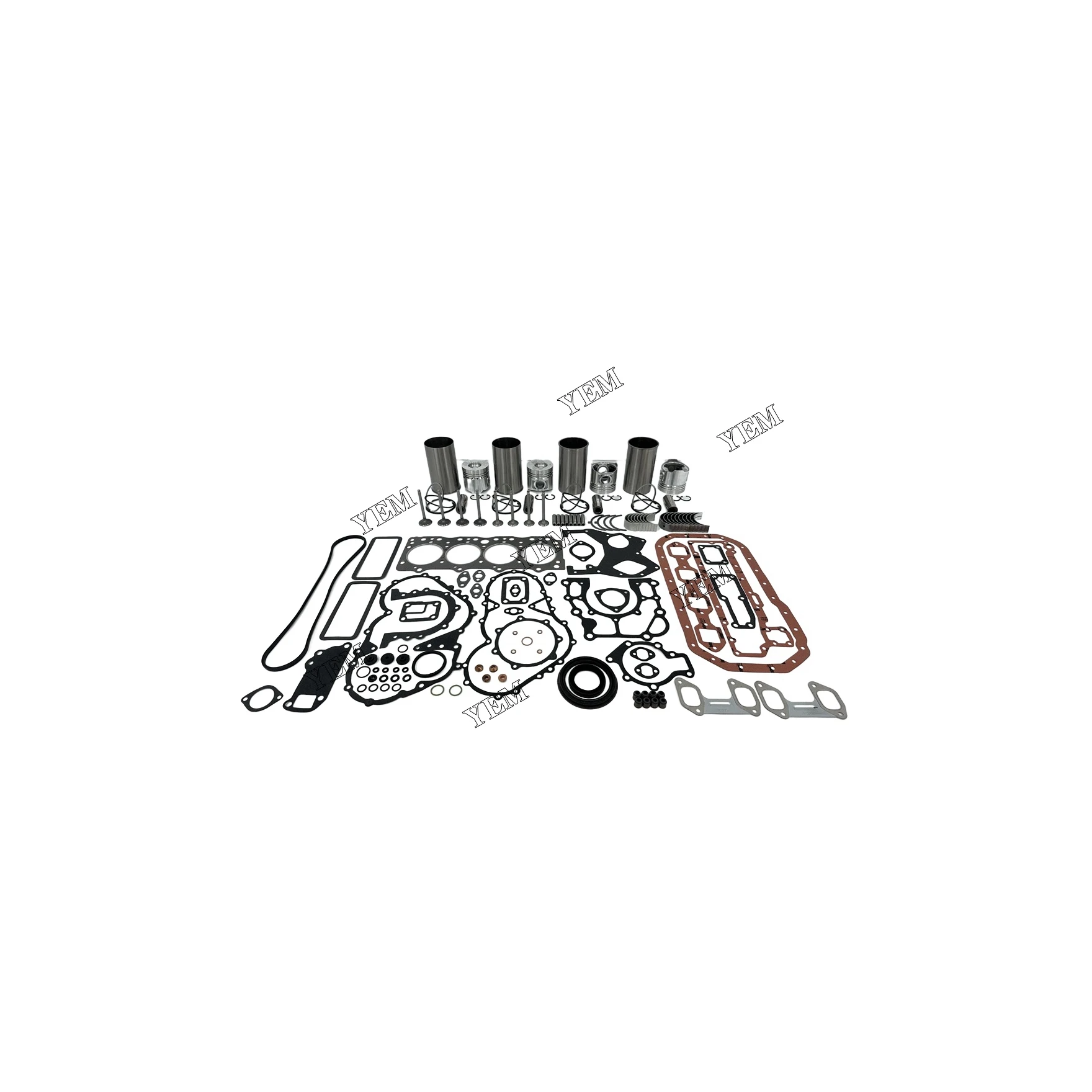 Cylinder Liner and Gasket Kit With Bearing Valve Guide for Doosan DB33 Engine Parts Factory