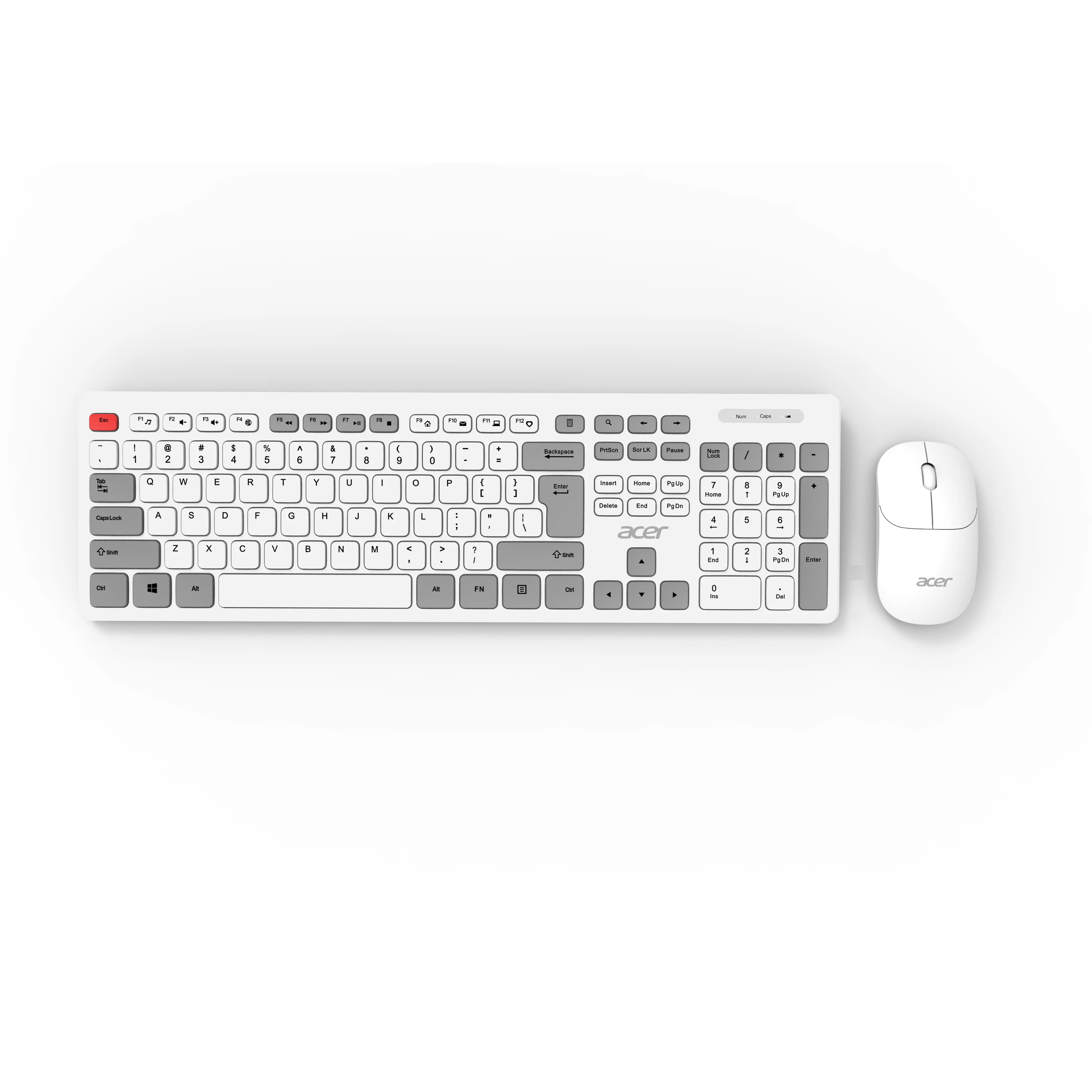 OAK920 Wireless Gaming Keyboard and Mouse Combo for Laptops