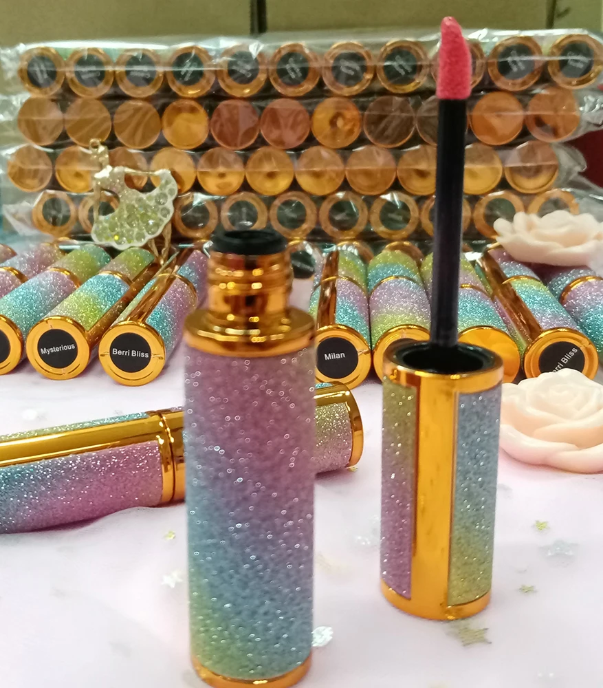 2021 new wholesaling high quality private label lipstick tubes custom waterproof lipgloss