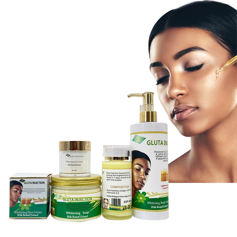 OEM Glutathion Strong Whitening Milk Skincare Set for Adults