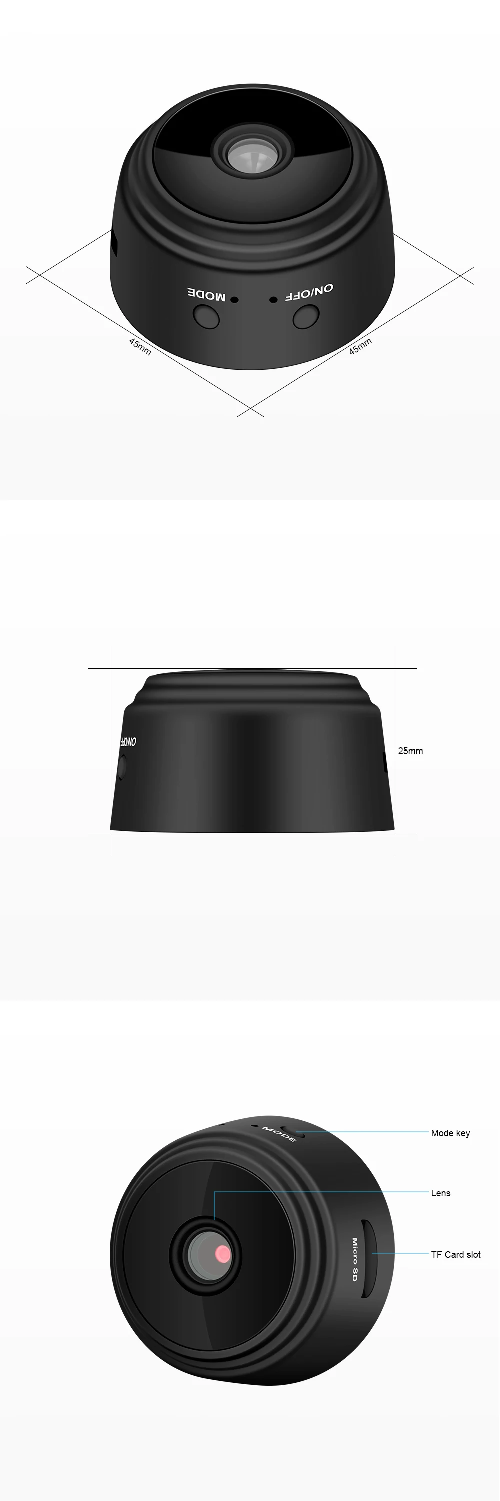 Best Seller A9 Mini Camera Wifi Camera Wireless Hd 1080p Indoor Home