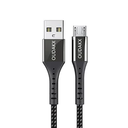Нейлоновый Плетеный Micro usb-кабель 1 м, поддержка быстрой зарядки, usb-кабель для передачи данных для универсального мобильного телефона
