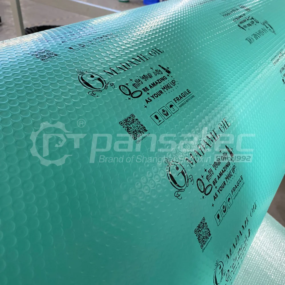 Shanghai Shenxin High Speed Factory Precisely Manufactured Plastic air Bubble Film Wrap Sheet Roll Producing Machine