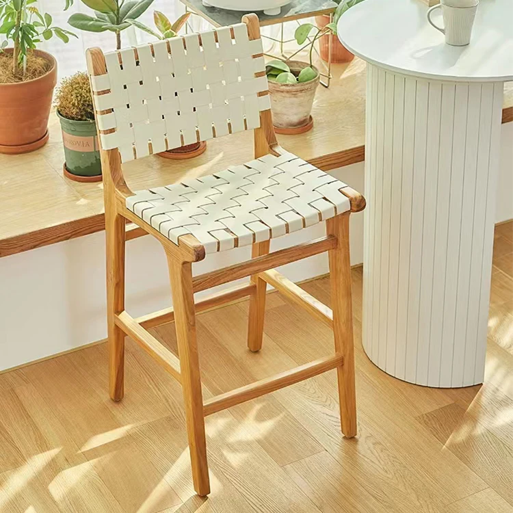 Деревянные Коммерческие современные кухонные барные стойки высокие барные стулья