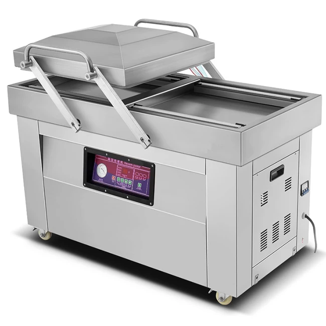 Double Vacuum Sealing Packing Chamber Machine Vegetable Vacuum Packing Machine