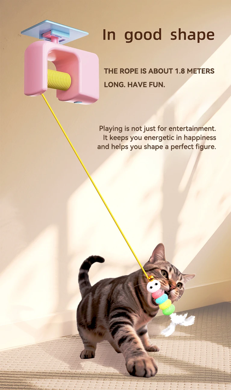 New Electric Pet Toy Hanging Door Yo-yo for Fun and Self-entertainment Smart Electric cat Toy manufacture
