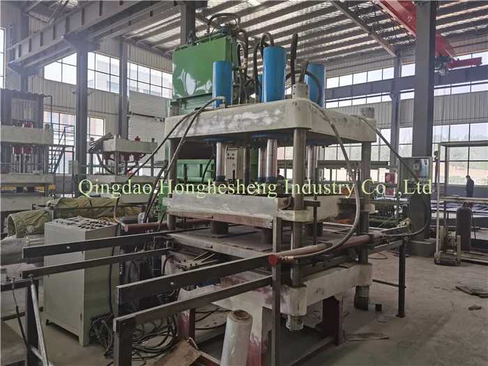 Down Stroke Type rubber interlock brick making machine/rubber tiles production equipment