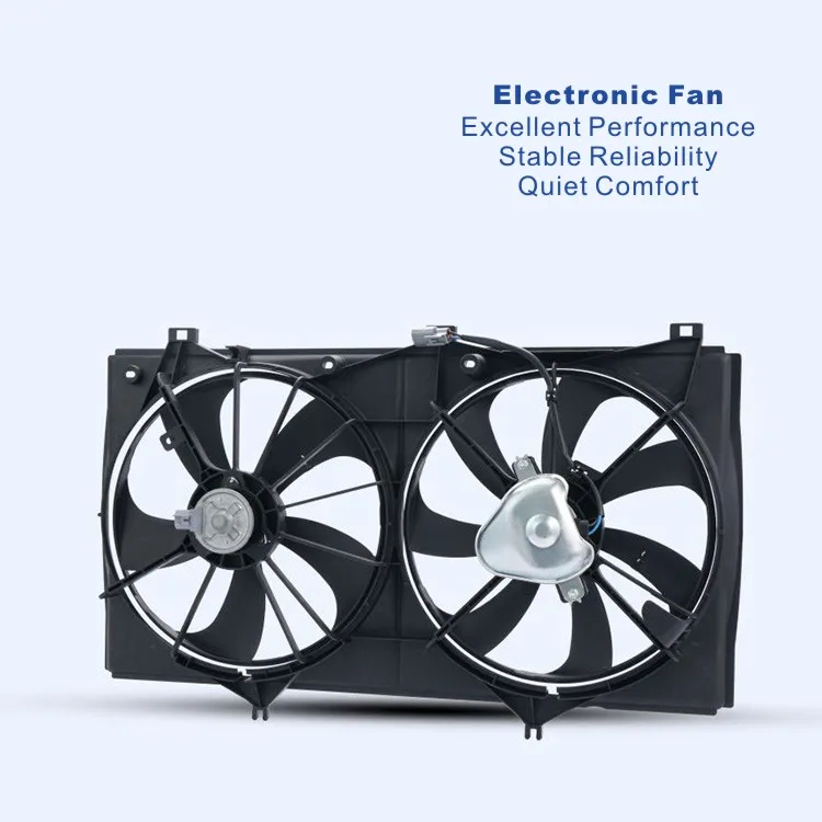 High Quality Auto Part AC Fan Blades Radiator Cooling Fan Plastic Car Condenser Electronic Fan Assembly for Toyota CAMRY RAV4