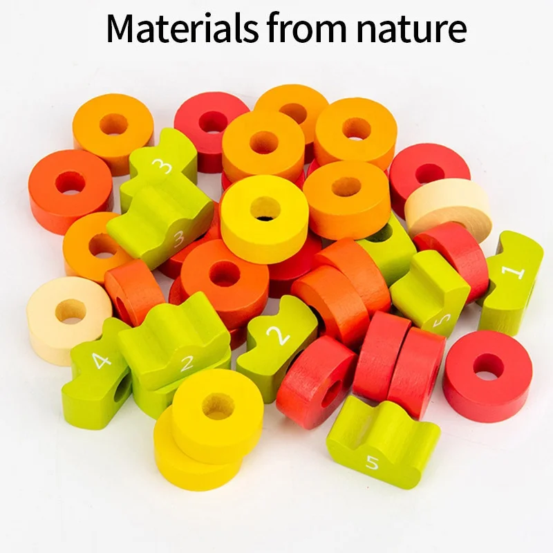 Gioco Matematico Montessori Con Bastoncini Numerici - Giocattolo Educativo Per Bambini 3-7 Anni