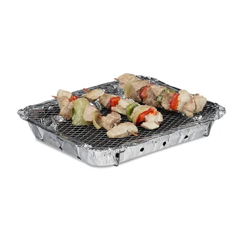 Disposable Charcoal Barbecue Cooking/disposable Charcoal Bbq With Wire ...