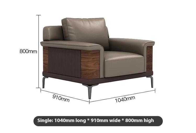 Best Price Modern Modular Office Room Furniture Foldable PU Leather Sofa Coffee Table Set Simple and Stylish