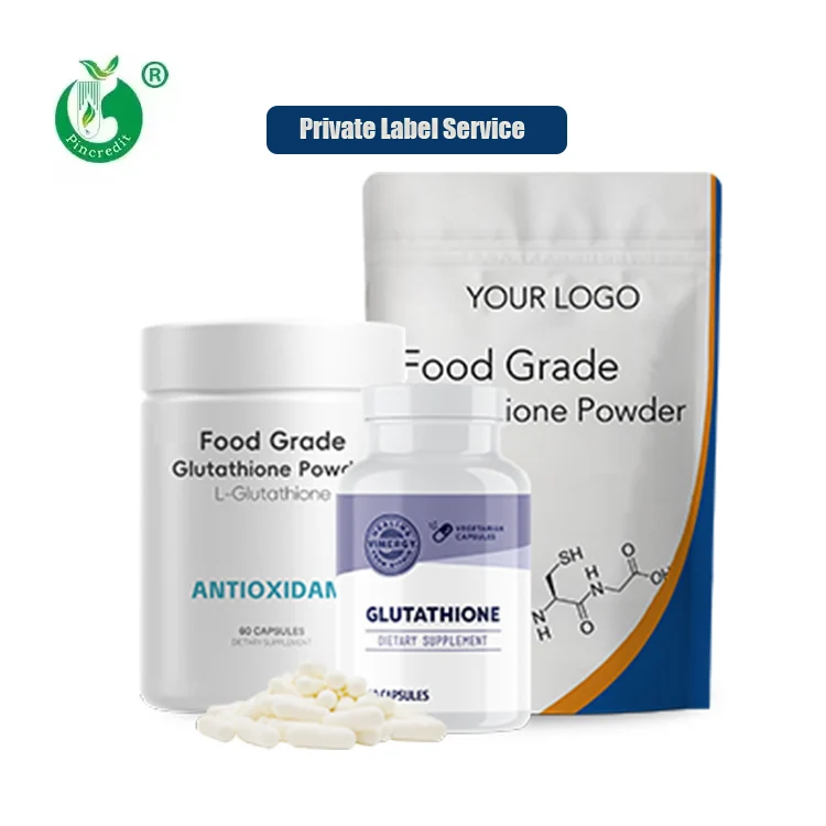glutathione powder bulk pure L-Glutathione Powder Reduced Form 99.9 % for skin care formulation main image 0