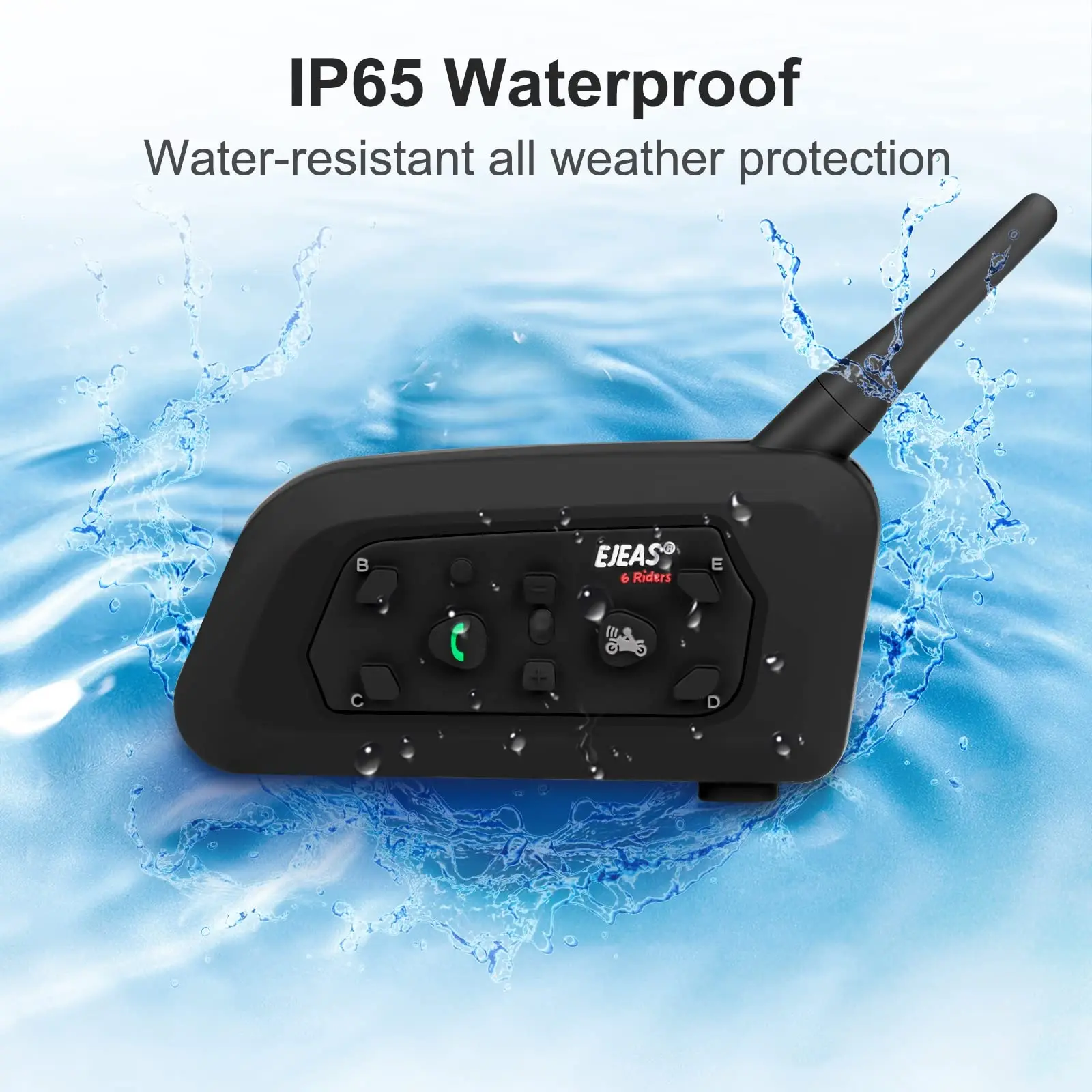 Sports V6C Interphone Sena Referee Motorcycle Intercom bluetooth Helmet Handfree Call Communication System Headset Walkie Talkie