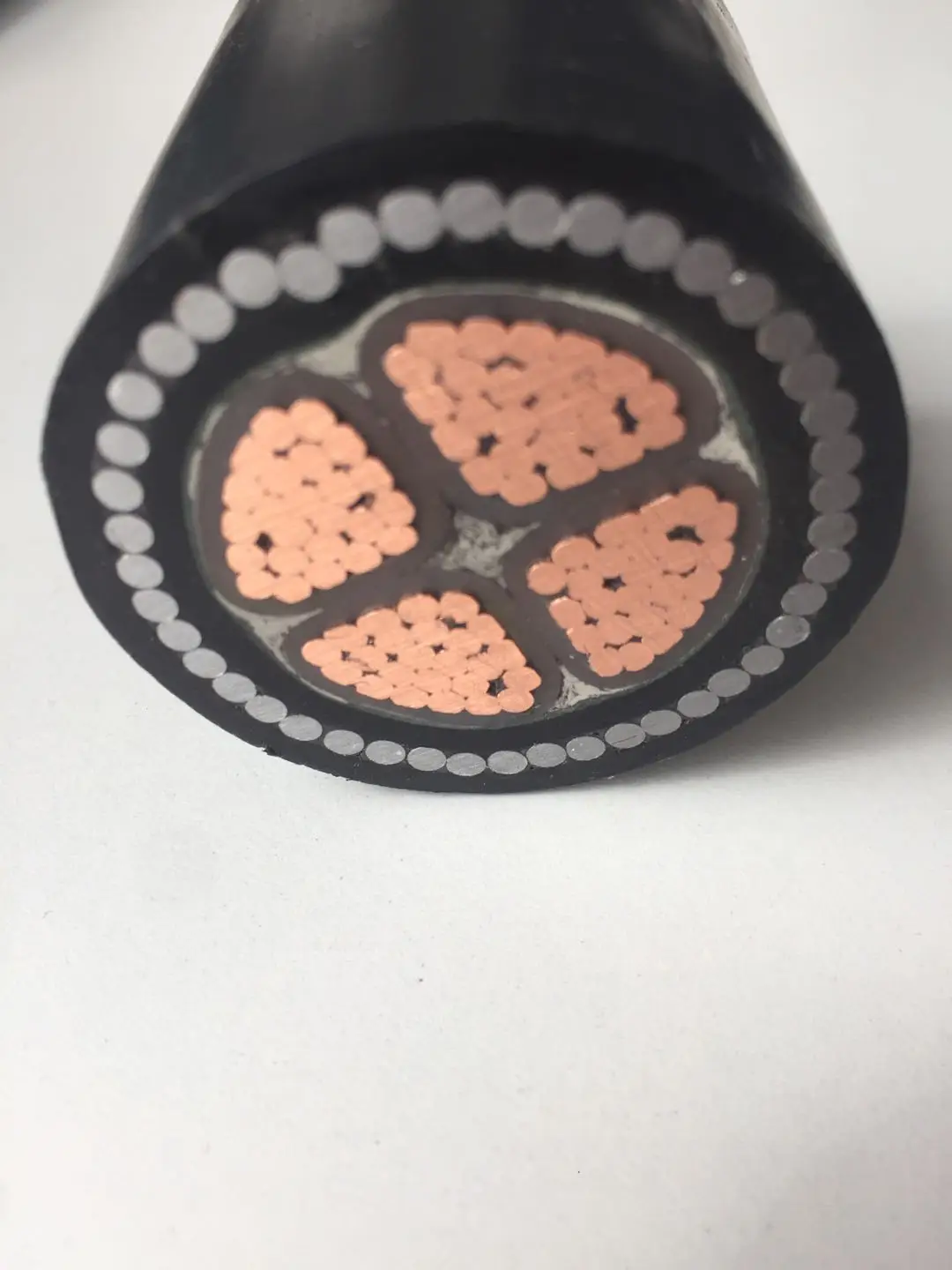 185 Sq mm 240 Sq mm 3 Core 4 Copper Underground Steel Wire Armoured Electrical Power Cables for Construction Use Low Voltage