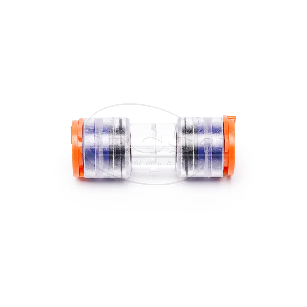 20/16mm HDPE Microduct Straight Connector in Telecom Fiber Optic Cable Installation