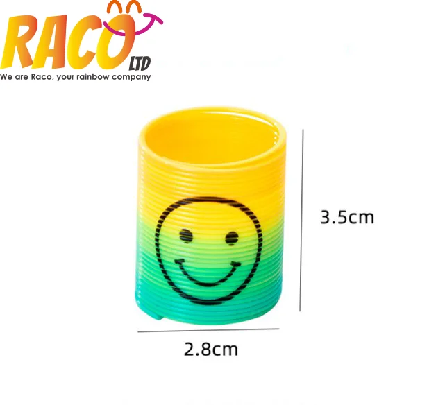 Недорогая пластиковая Весенняя игрушка Slinki, игрушка с радужной катушкой для детей и взрослых, Весенняя игрушка Jumbo Top