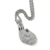 Silver+3mm 24inch hemp flower chain
