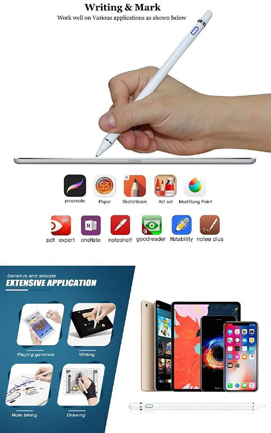 Ipad Pro Best Stylus For Note Taking Android Sostar Best Seller