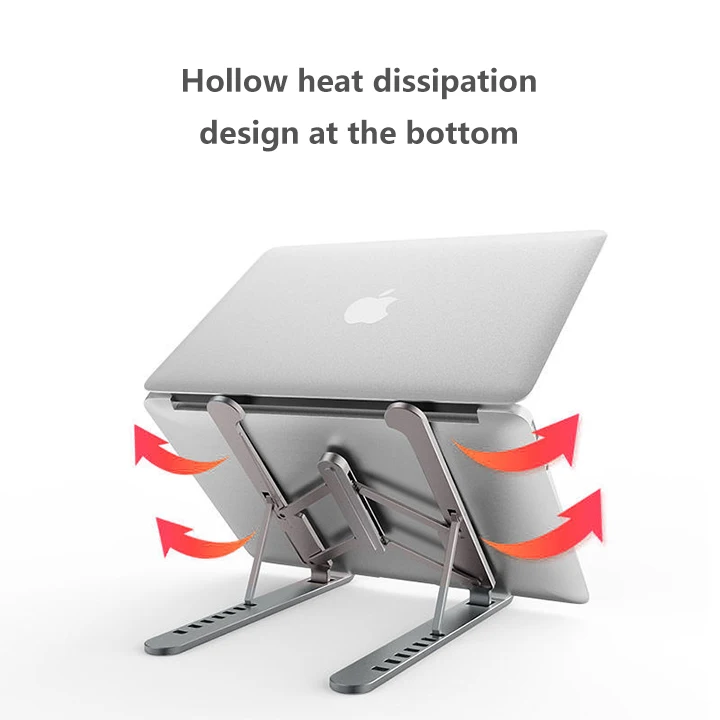 Laptop Stand Cooling Bracket For MacBook Pro Air Ipad Notebook Holder Foldable Plastic Tablet Stand Phone Portable Stand