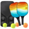 [En stock] 2 raquetas, 4 pelotas, 1 bolsa de EVA [Modelo BQ188]