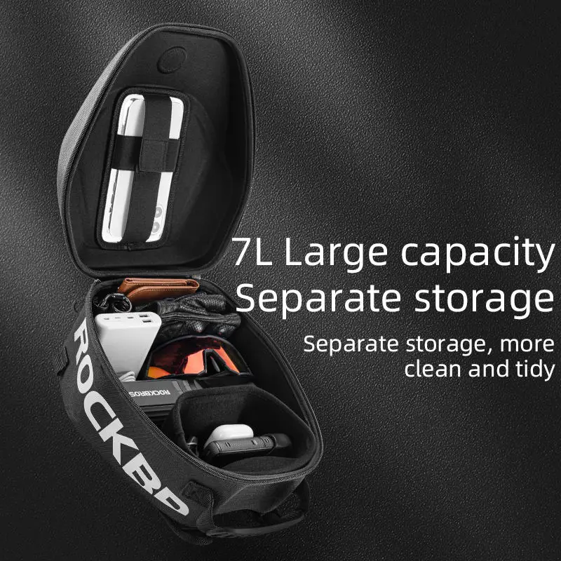Водонепроницаемая мотоциклетная сумка ROCKBROS вместительный рюкзак для телефона с седлом