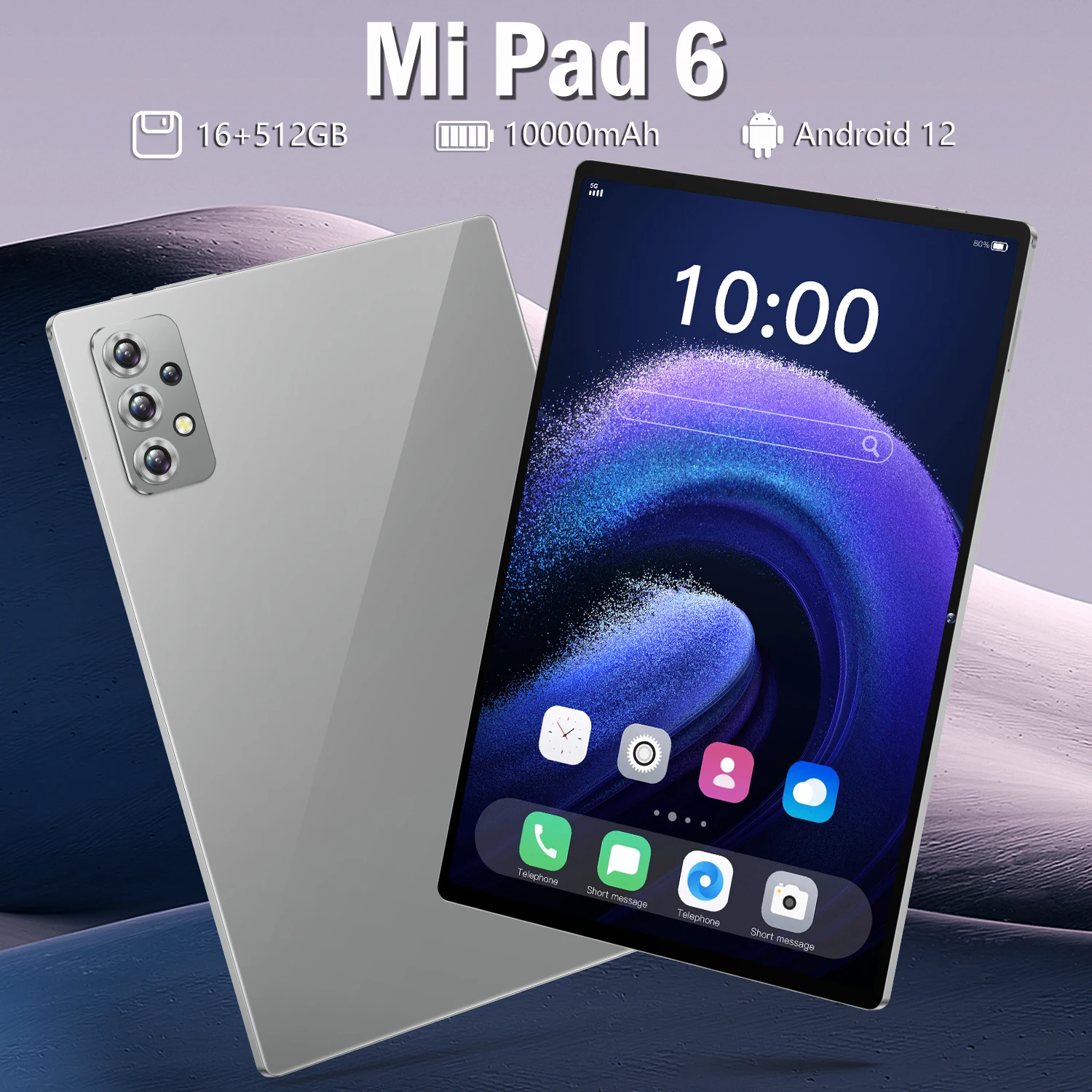 5g 16GB + 512GB Mipad6 Pro Call Dual Sim Cards Tablet for Adult