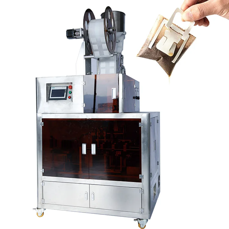 Custom Multifunctional Instant Coffee Powder Gusset Bag Packing Machinery Filter Drip Bag Coffee Packaging Machine Suppliers