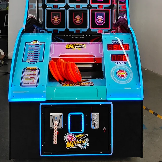 New Ultimate Disc Arcade Coin Operated Sport Redemption Game Machine
