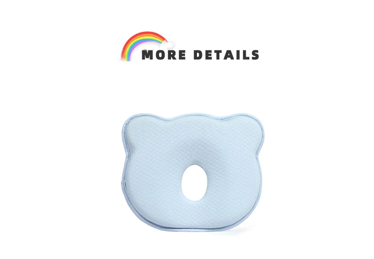 Cotton Memory Foam Baby Pillow Sleep Support for Newborn factory