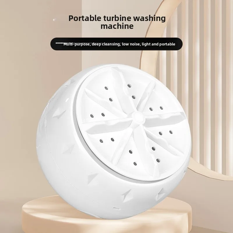 Fully Automatic Pulsator Laundry Washing Machine Small Portable Wireless Rechargeable Un