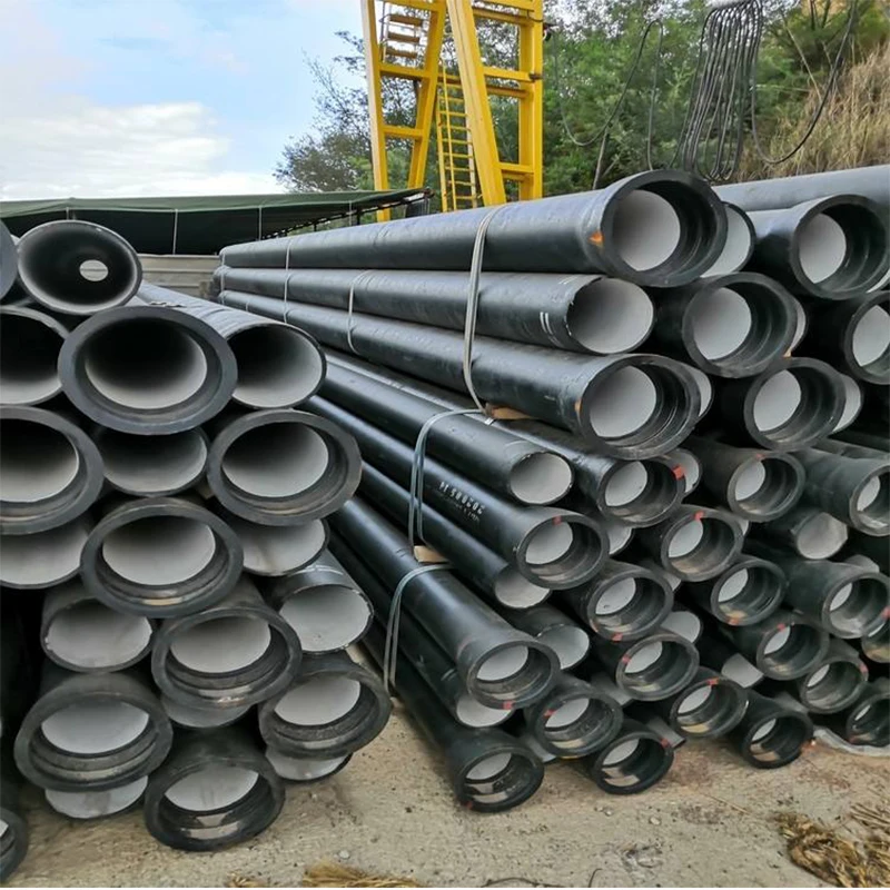 Iso2531 Double Flange Pn10 Pn16 Ductile Iron Pipe With Bitumen Coating ...