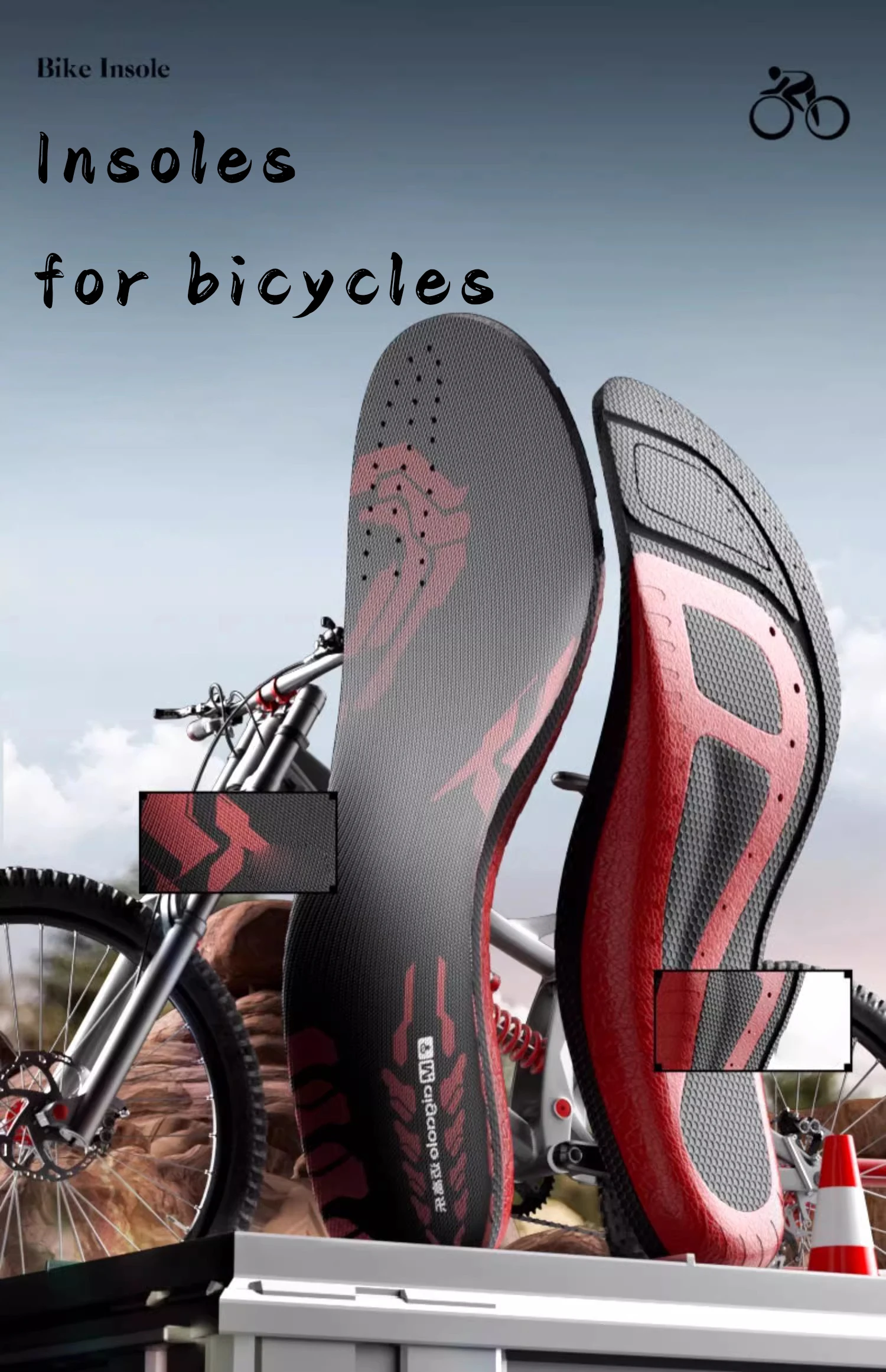 Custom Arch Support Sports Cycling Insoles Wholesale