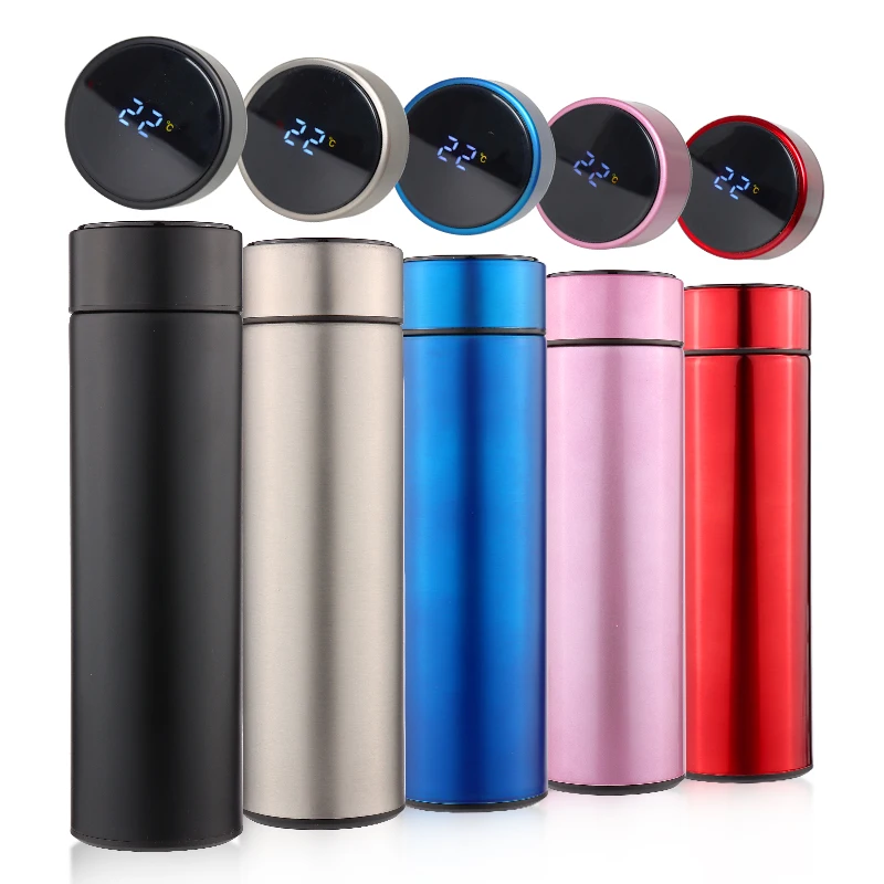 450 ml Sublimation Smart Stainless Steel Vacuum Flask with LED