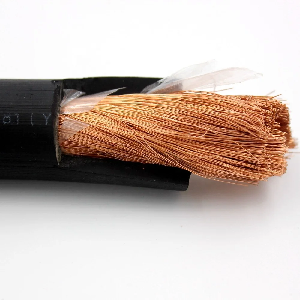 Single Insulated 16 25 35 50 70 95 120 Sq mm Copper Welding Cable