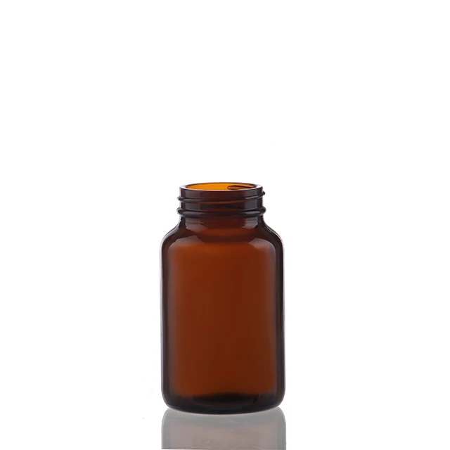 Large Capacity 10ml 50ml 100ml Amber Medical Glass Reagent Bottle Screw Cap Infusion Bottle