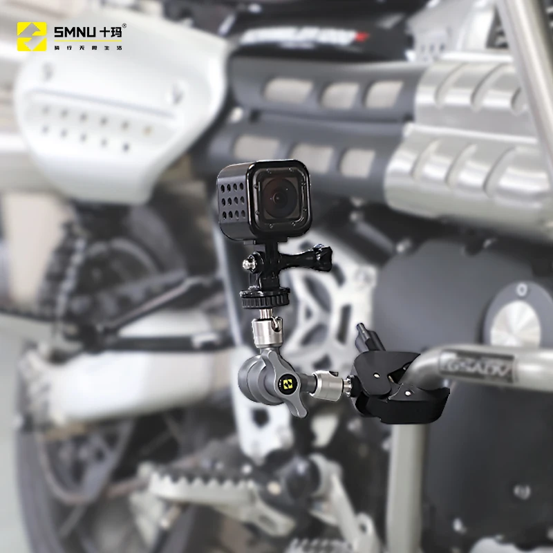 High End Motorbike Handlebar Extension Rack Chin Strap Flexible Sports Camera Outdoor Camera Mount Motorcycle