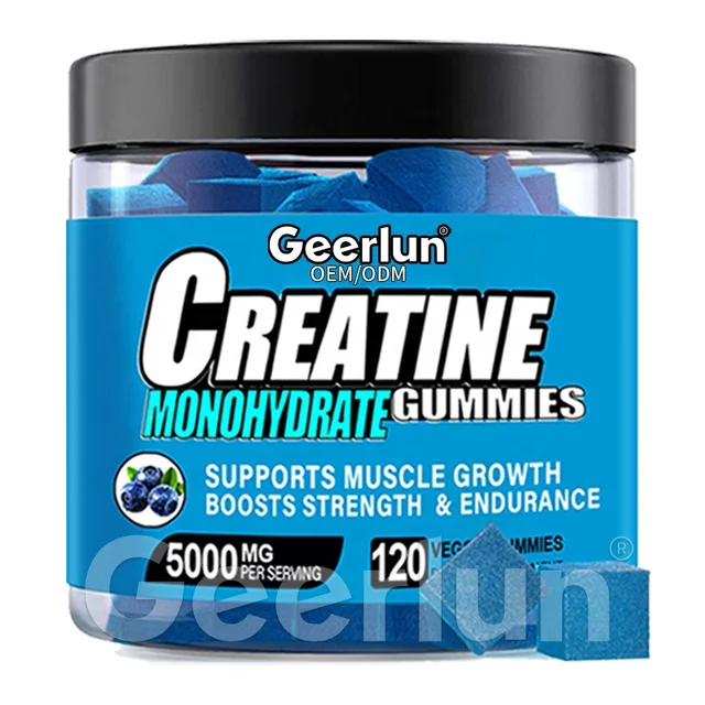 Custom Label Sports Gym Nutrition Supplements Boost Energy Gummy Creatine Monohydrate Gummies