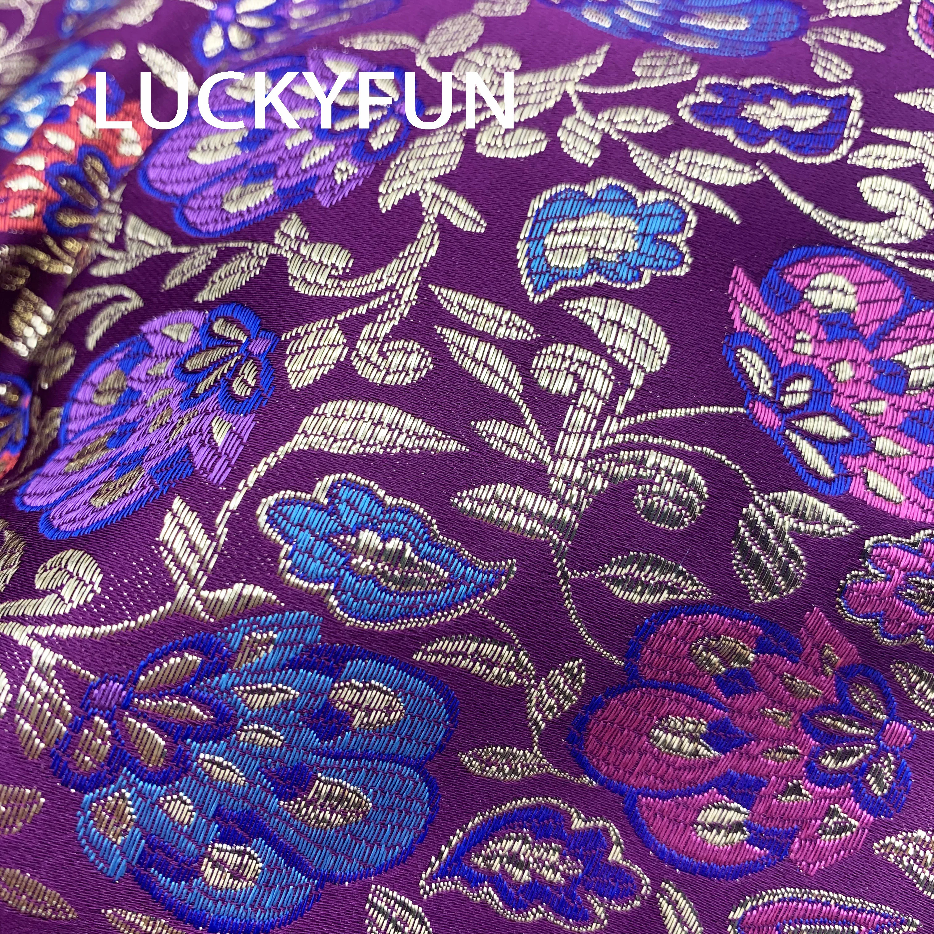 HOT SELL Women Dresses Graphic Designing Polyester Metallic Brocade Jacquard Fabric