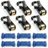 Nero Blu 6 ganci 6 corde
