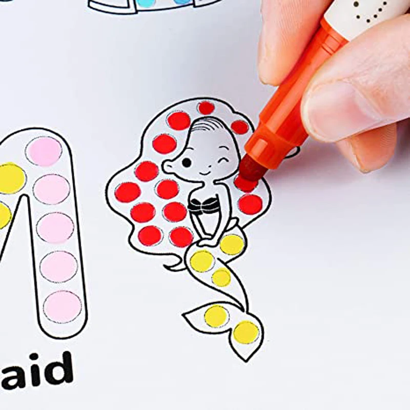 Acrylic Paint Marker Pens Custom Water Color Dot Pen for Kids Drawing