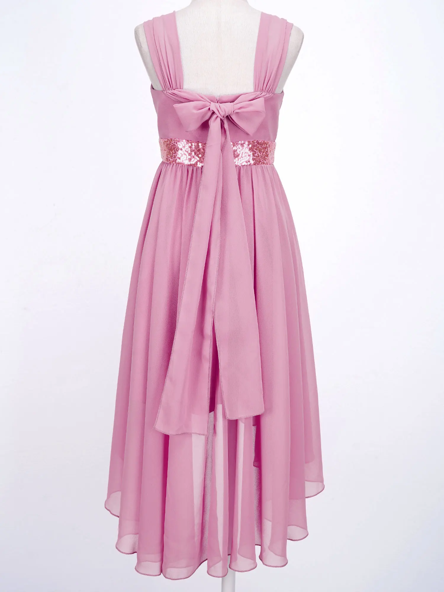 KIDS HIGH LOW HEM DRESS 4-10 REIGN SUPREME main image 1