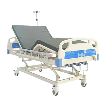 ABS metal manual function 3 crank hospital bed