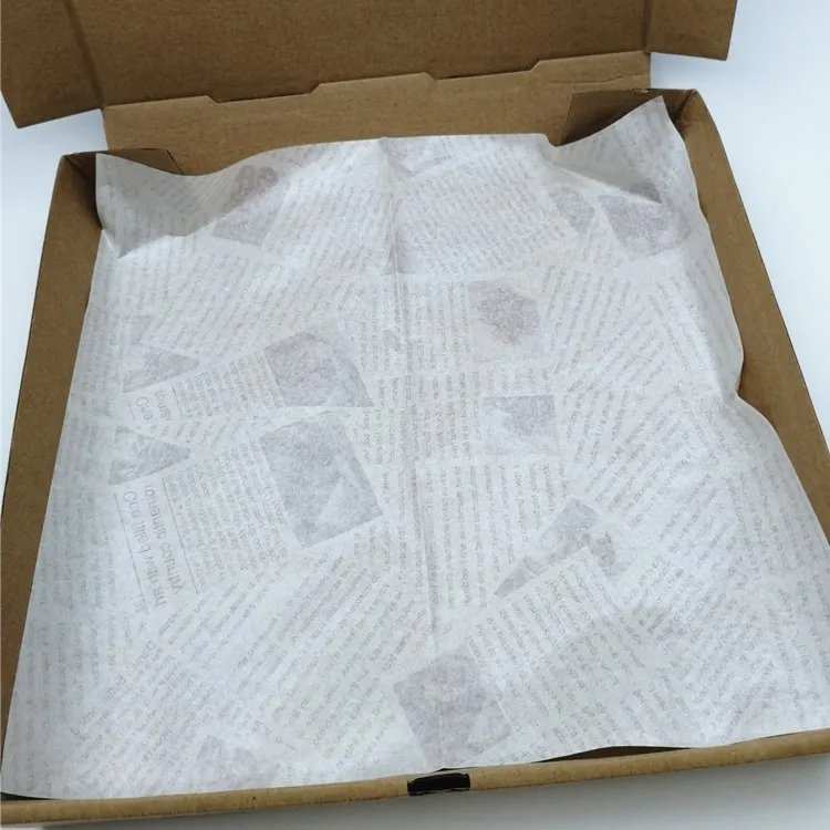 Custom wrapping paper food  paper bag greaseproof burger sleeve